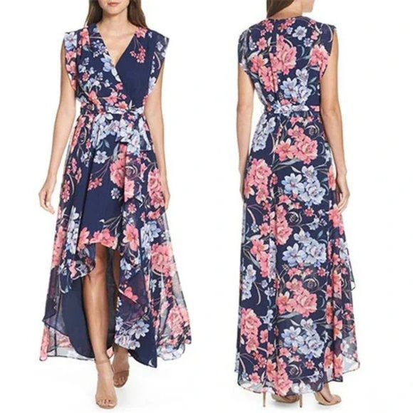 sachin and babi light blue dress Elysia Chiffon Maxi Dress main image 1